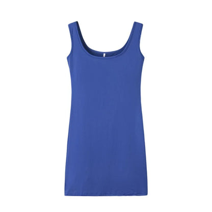 Solid Summer Strap Mini Dresses New Fashion Beach Vestidos