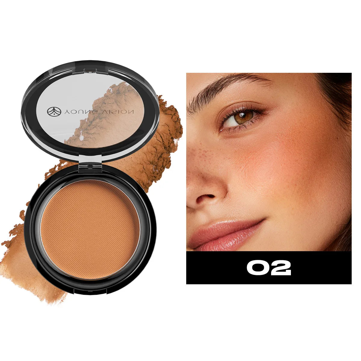 Silky Matte Bronzer Setting Makeup Contour Powder Long lasting 3D Face Shaping Concealer Deep Contouring Nose Shadow Palette