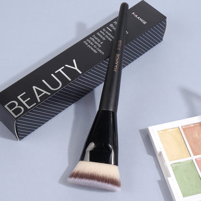 Flat Head Foundation Brush With Box Powder Blush Concealer Makeup Brush Skin-friendly Makeup Tool