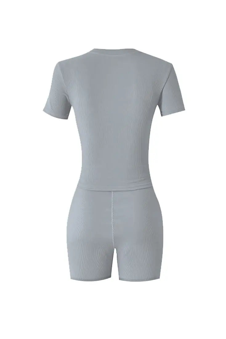 Short Sleeve Top + Elastic outfits (Loungewear)