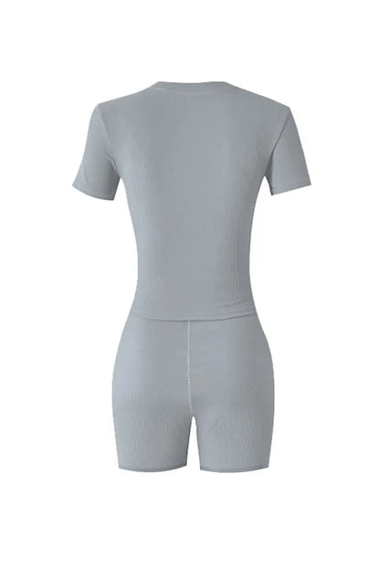 Short Sleeve Top + Elastic outfits (Loungewear)