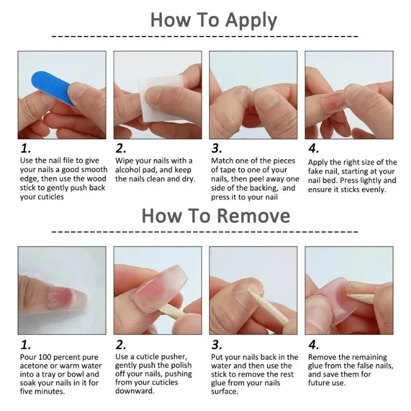 10pcs Retro Golden Almond Handmade Press on Nails Heart Pattern Fake Nails False Nail Artificial Nail 네일팁 Накладные Ногти Uñas