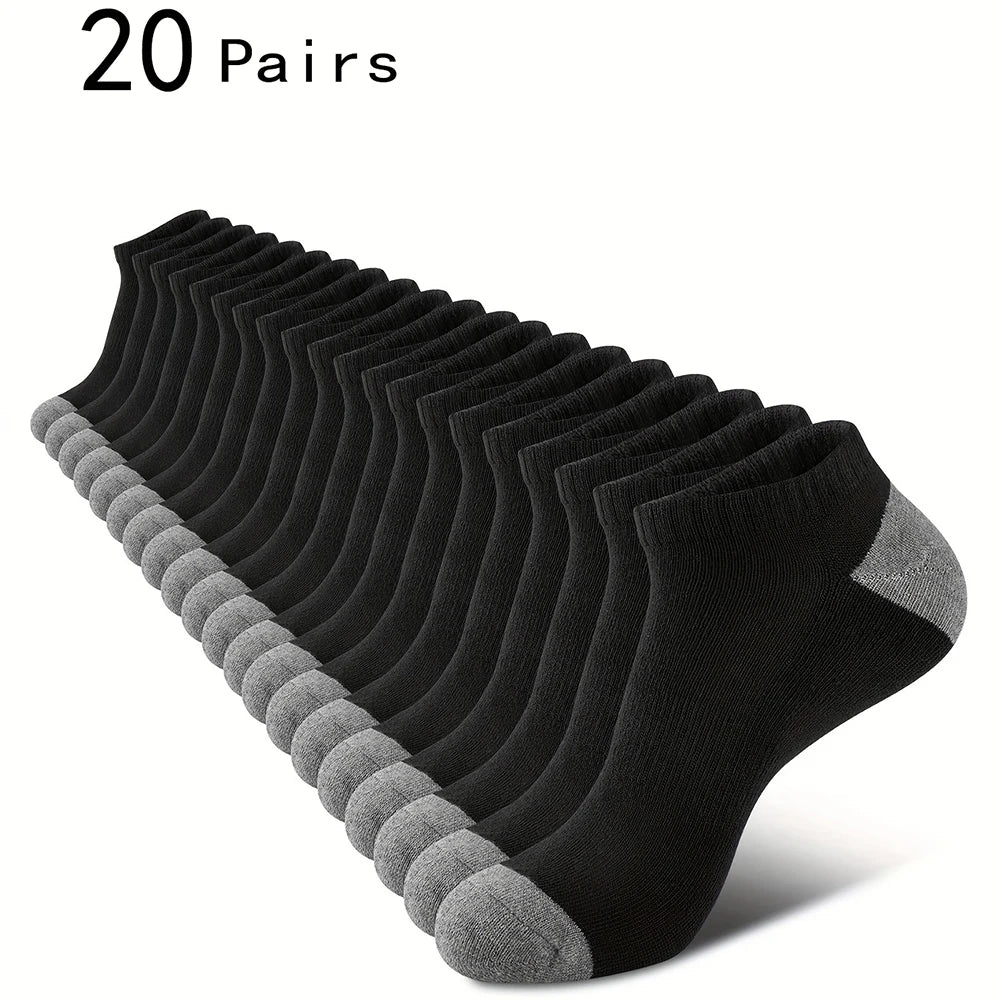 10 Pairs Of Comfortable Breathable Socks
