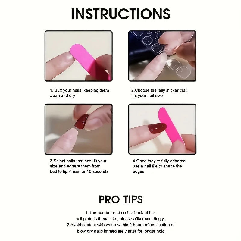 10pcs high-end Cute, sweet and cool style, with a dazzling three-dimensional diamond design handmade fake nails