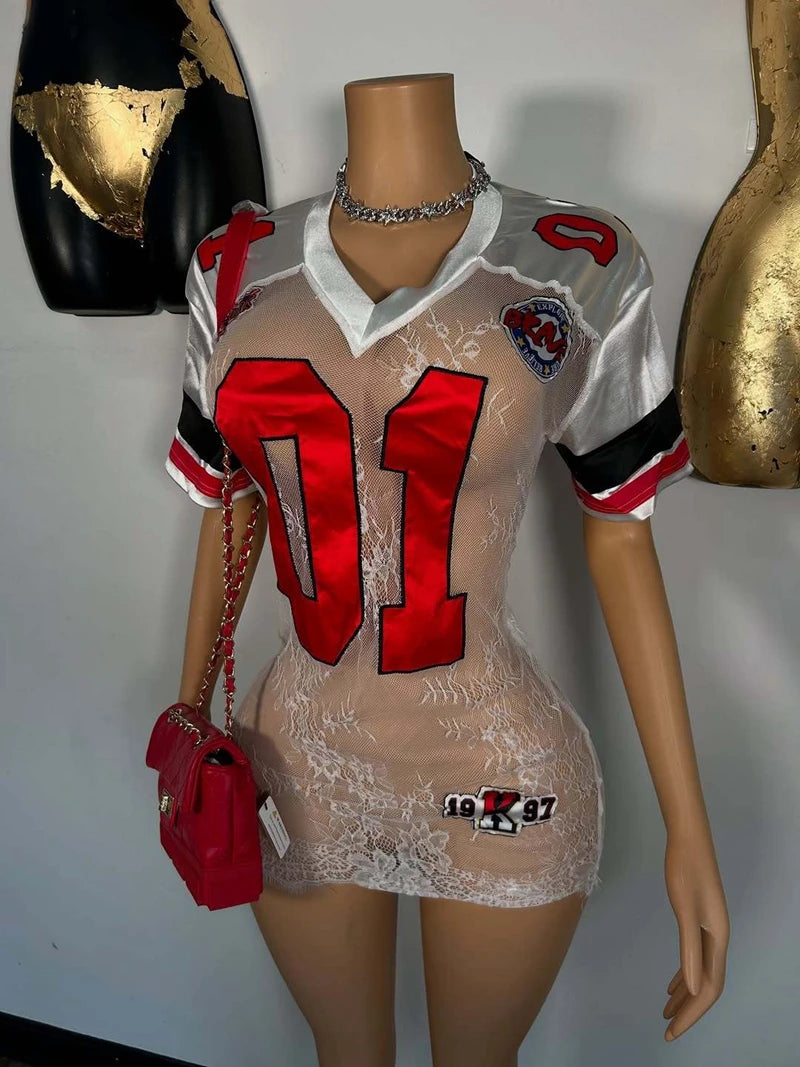 See Through Mini Dresses