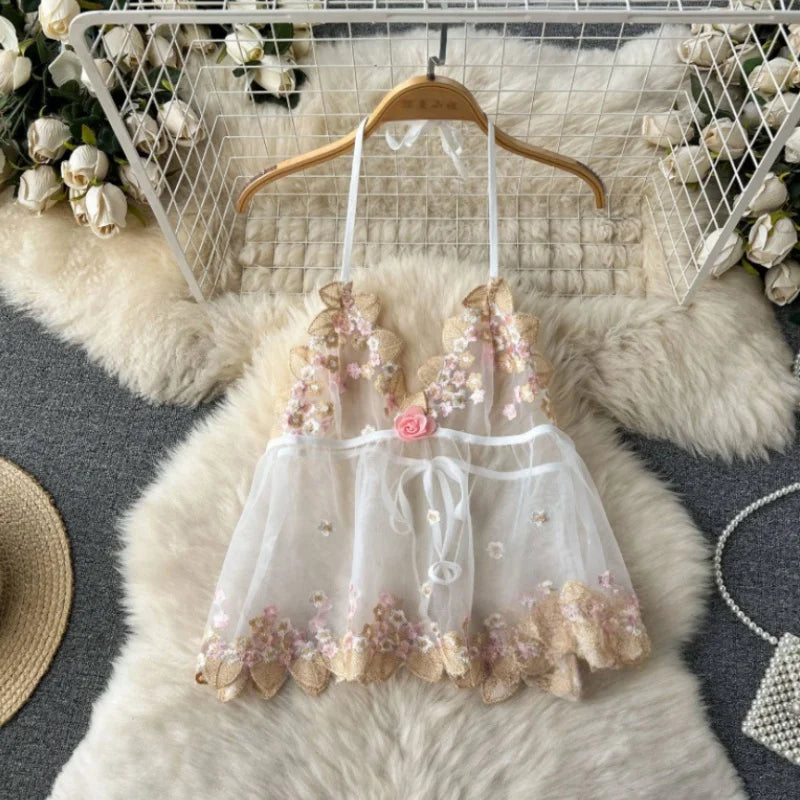 New Butterfly Lace Elegant Feminine Dresses for Women Comfortable