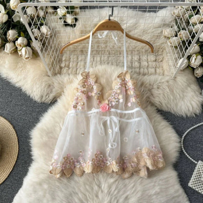 New Butterfly Lace Elegant Feminine Dresses for Women Comfortable