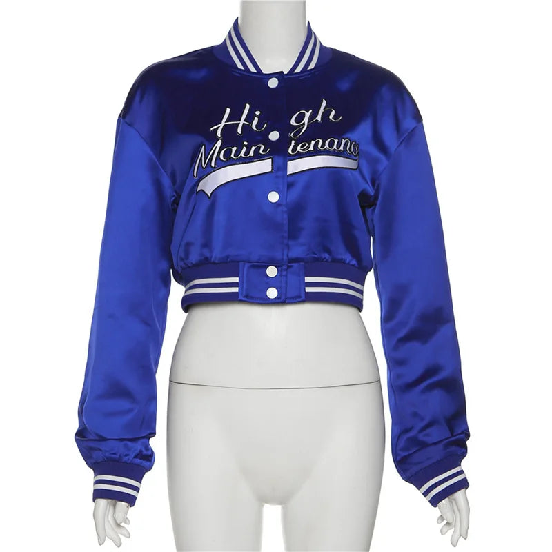 Liliana Letter Embroidery Jacket