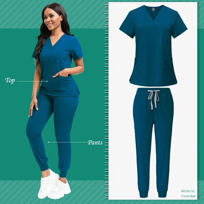 Medical Scrubs, Beauty Spa, Pet Clinic Store (Veterinary), Dentistry Work Clothes Sets