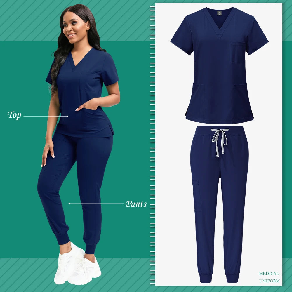 Medical Scrubs, Beauty Spa, Pet Clinic Store (Veterinary), Dentistry Work Clothes Sets