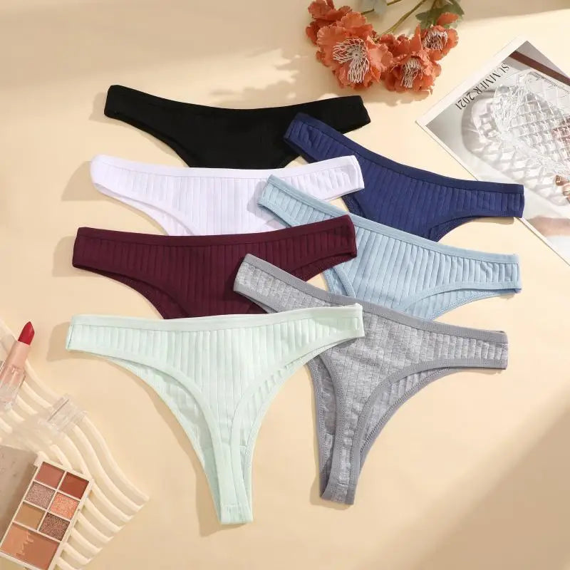 8Pcs/Set Breathable Comfortable Soft G-String