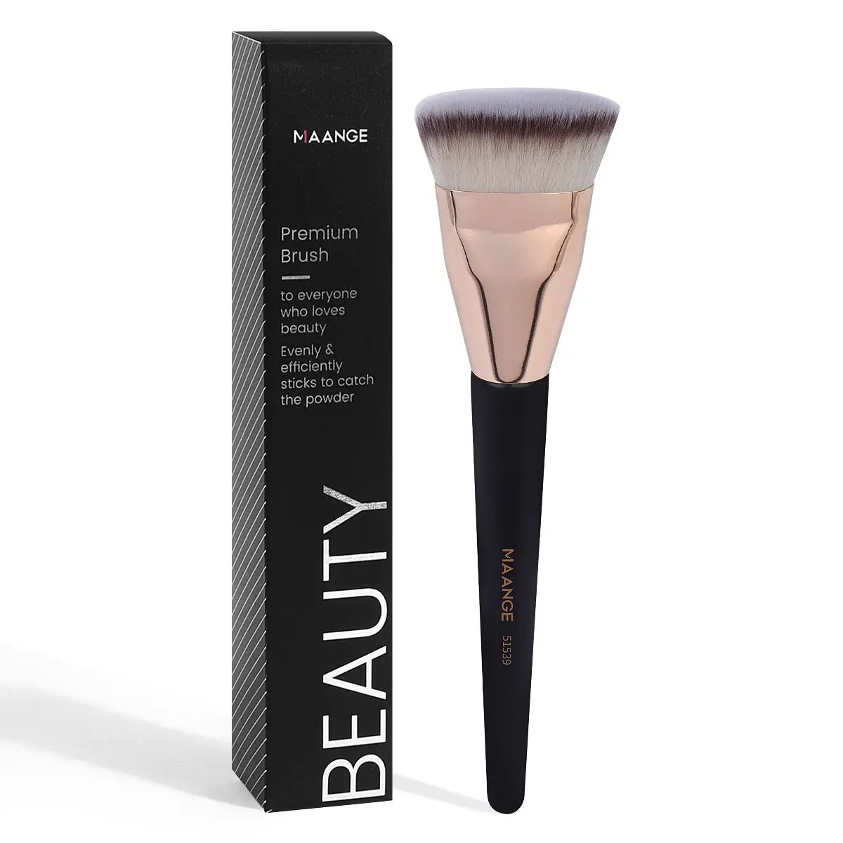 Flat Head Foundation Brush With Box Powder Blush Concealer Makeup Brush Skin-friendly Makeup Tool