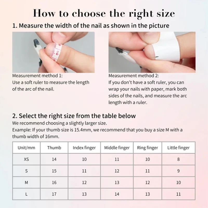 White French Nail Tips 10Pcs Short Duck Nails With Metal Rhinestones Decor Press On Small Flower Sweet Nude Acrylic Fake Nails