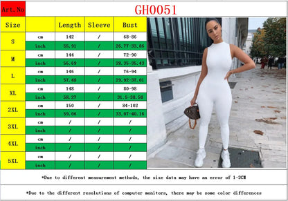 Full Seasons Casual Fitness Sporty Playsuit Sleeveless Slim Activewear All In One Jumpsuit