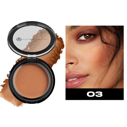 Silky Matte Bronzer Setting Makeup Contour Powder Long lasting 3D Face Shaping Concealer Deep Contouring Nose Shadow Palette