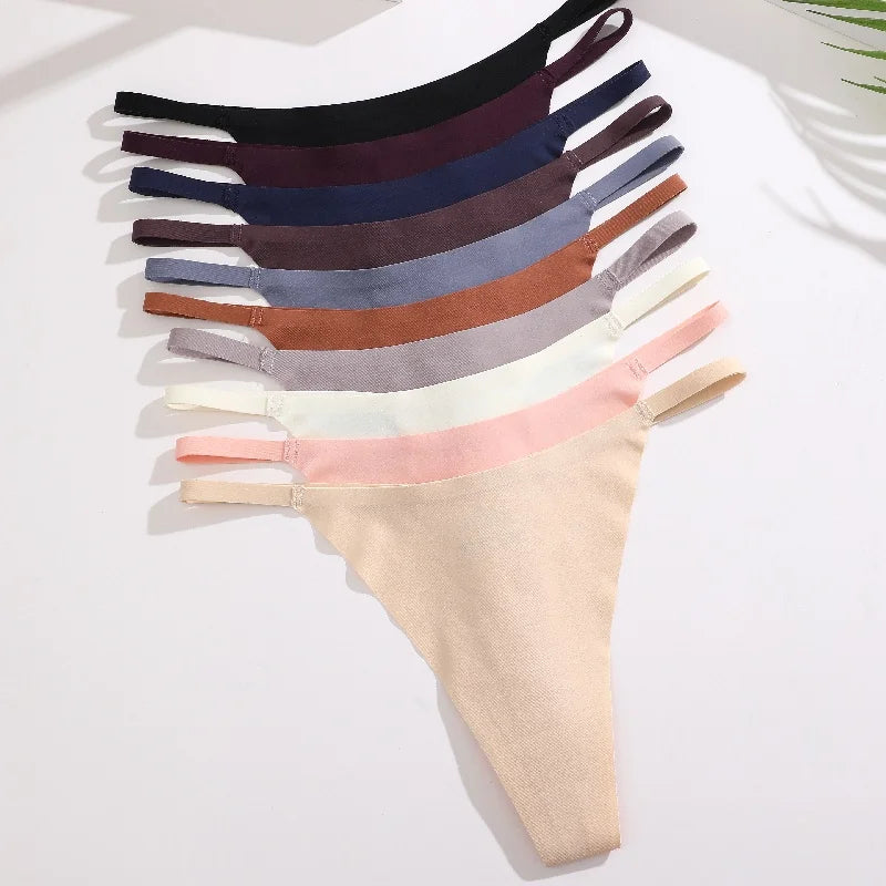 6Pcs/Set Comfortable Trendy Breathable G-string Underwear