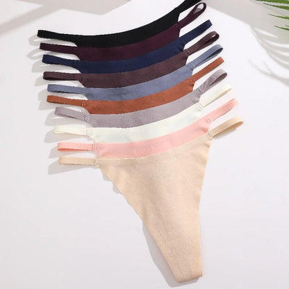 6Pcs/Set Comfortable Trendy Breathable G-string Underwear