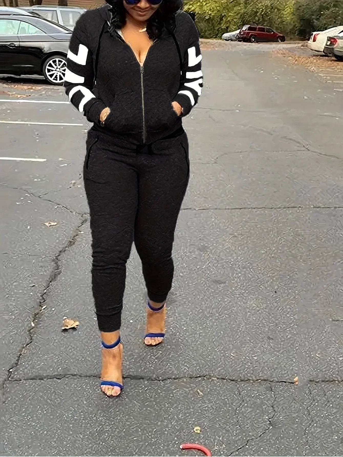 New Casual Tracksuits Two Piece Set Women Sport Suit Hoodies Jogging Size Harajuku