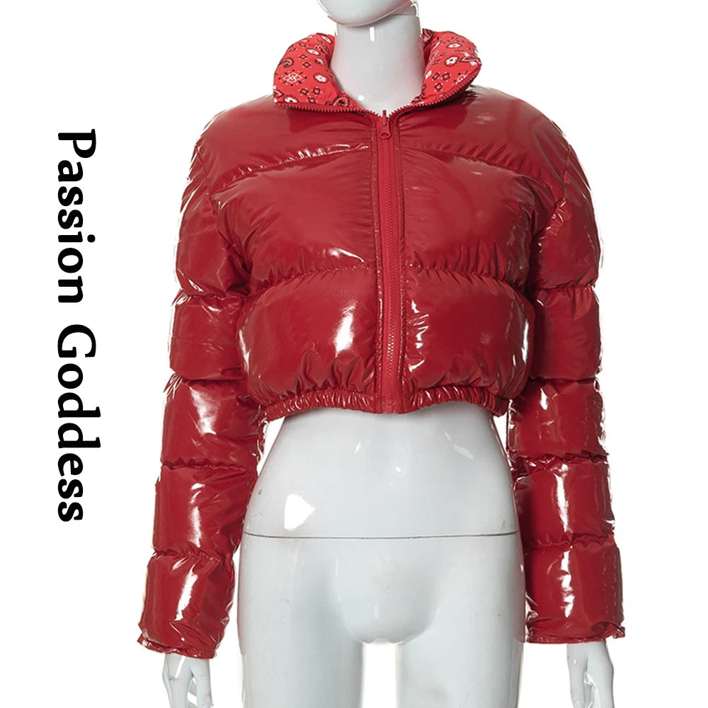 Hazel Both Side Wear Puffer Jacket