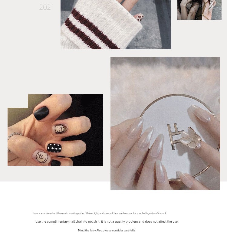 Classical Flower Oil Painting Wearing Armor Gilding Rose Nail Stickers Retro European American Style Artistic Finished Product Fake Nail Tip