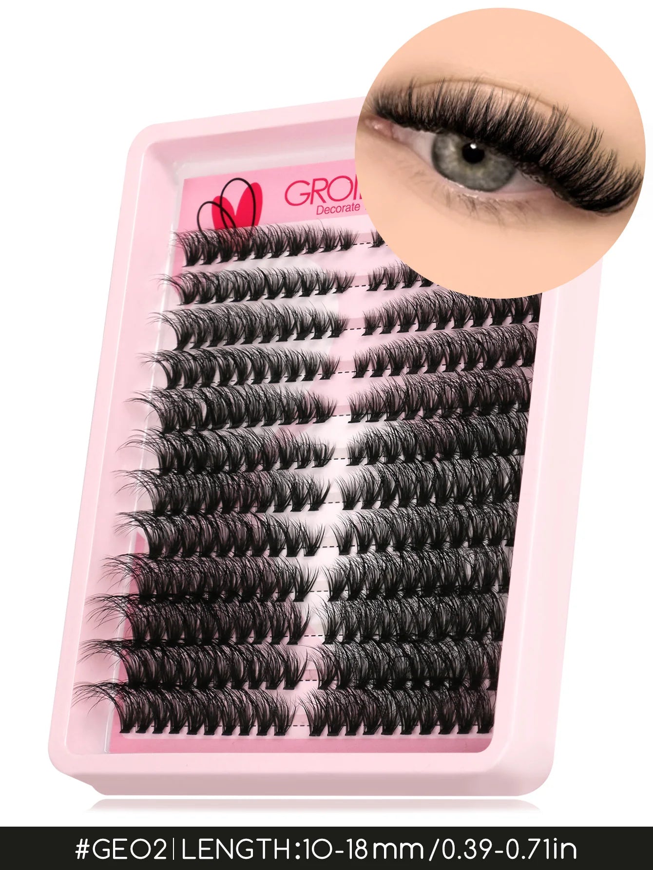 Fluffy Clusters Lashes DIY Eyelashes Makeup