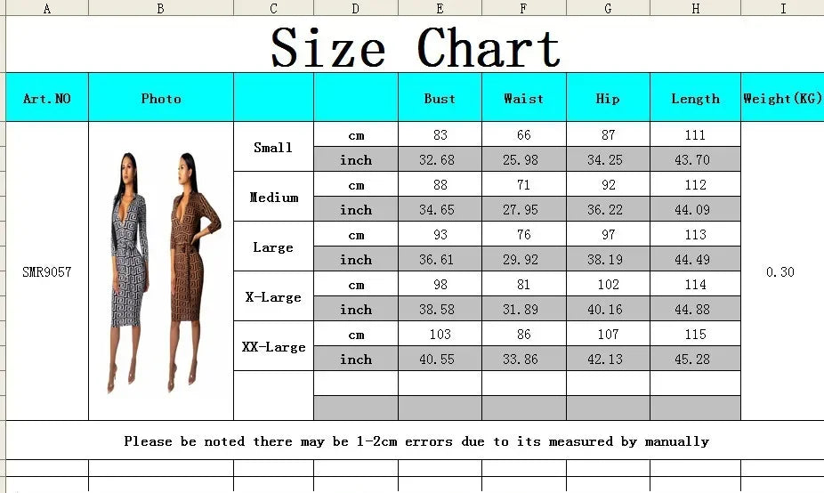 Elegant Print Slim High Waist Dress Office Lady Long Sleeve Midi Plaid V Neck Party