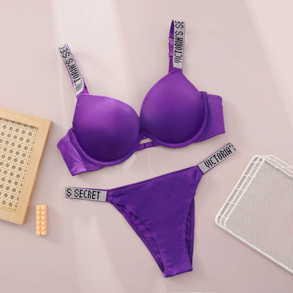 Victoria Secret Comfortable Breathable Push Up Bra + Panty Set