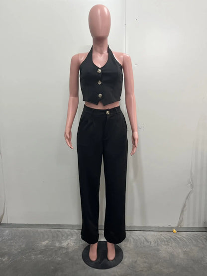 Vest Top + Pant Matching Sets