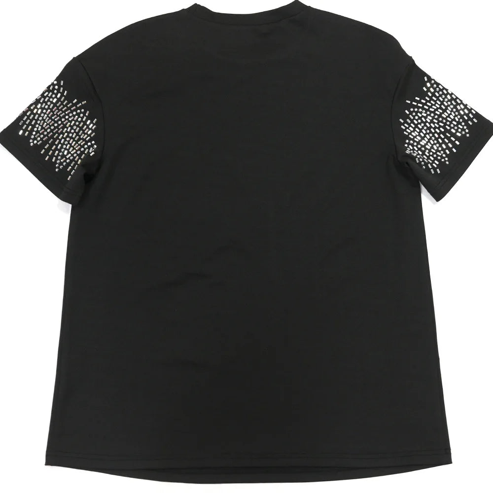 🔥Hot Rhinestones O-neck Tshirt + Short Sets