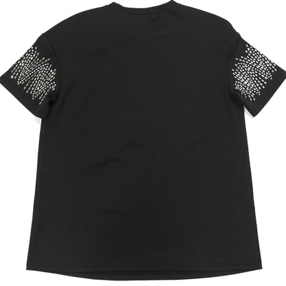 🔥Hot Rhinestones O-neck Tshirt + Short Sets