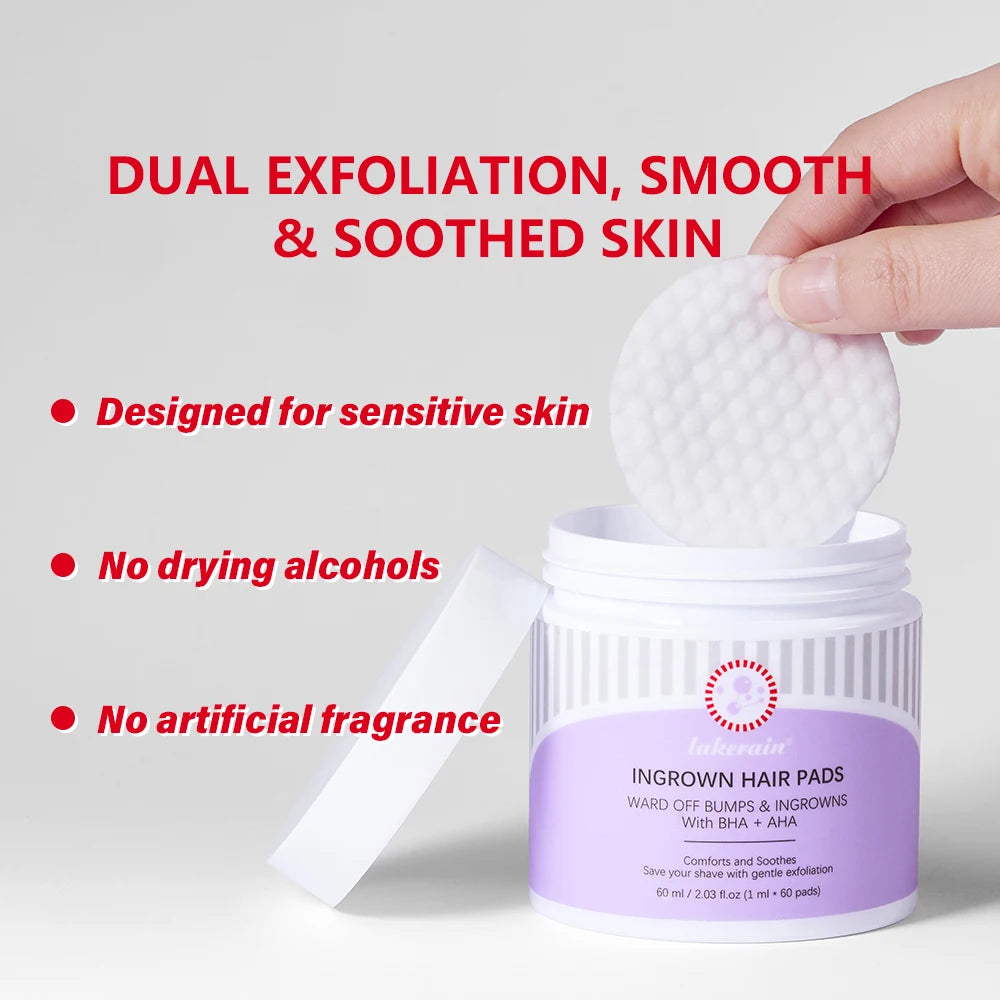 Ingrown Hair Pads Aftershave Treatment Pads To Help Prevent Razor Bumps