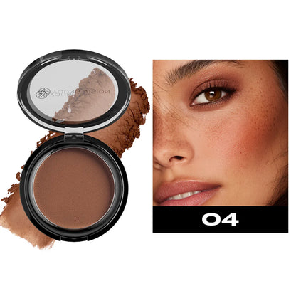 Silky Matte Bronzer Setting Makeup Contour Powder Long lasting 3D Face Shaping Concealer Deep Contouring Nose Shadow Palette