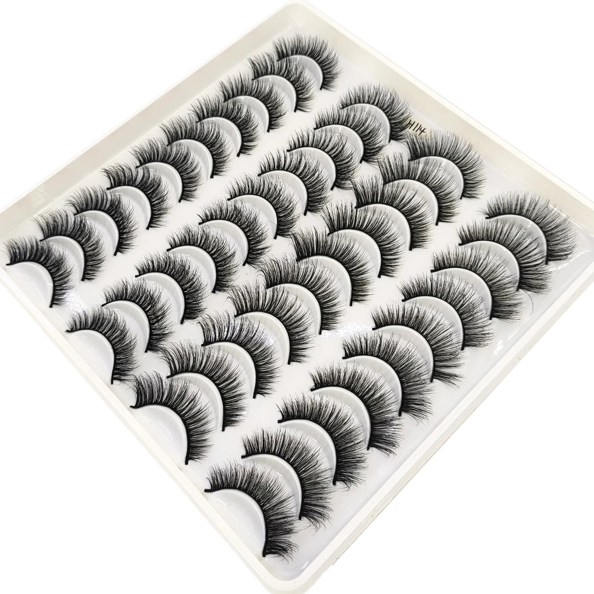 20 Pairs Natural long 3D Mink False Short Eyelashes
