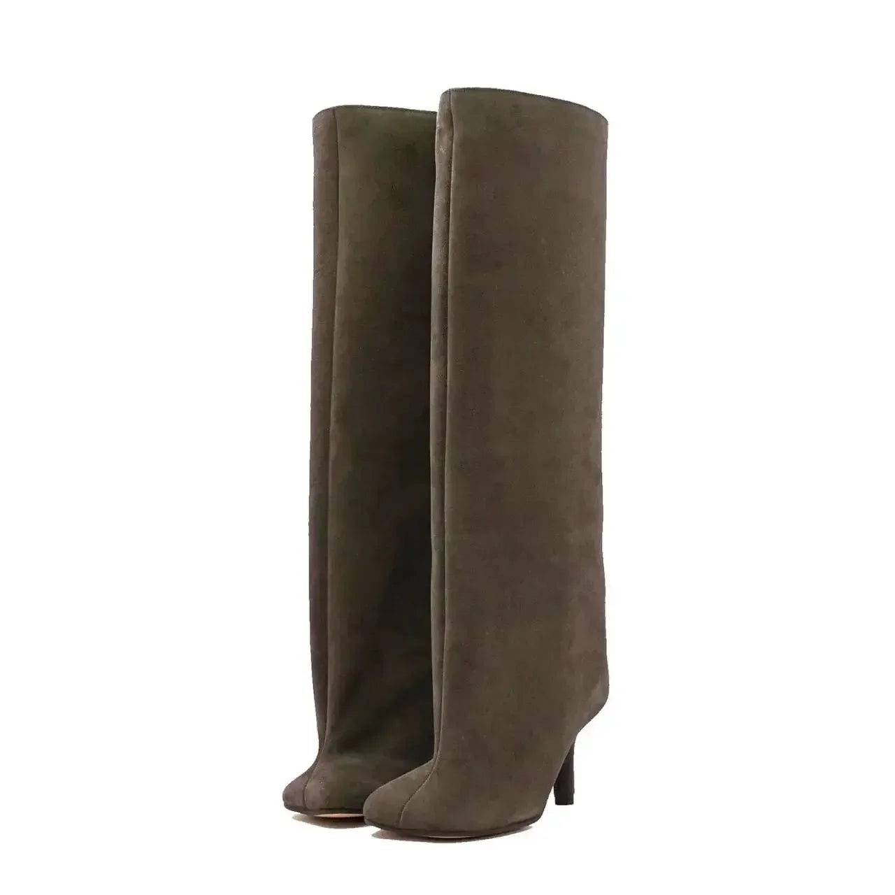 Yazzil Boots Round Toe Mid Length Boots Knight Boots