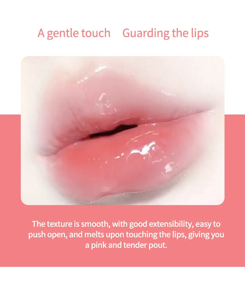 Cherry Blossom Honey Lip Balm — Deeply Hydrating and Plumping, Water-Rich Glossy Finish