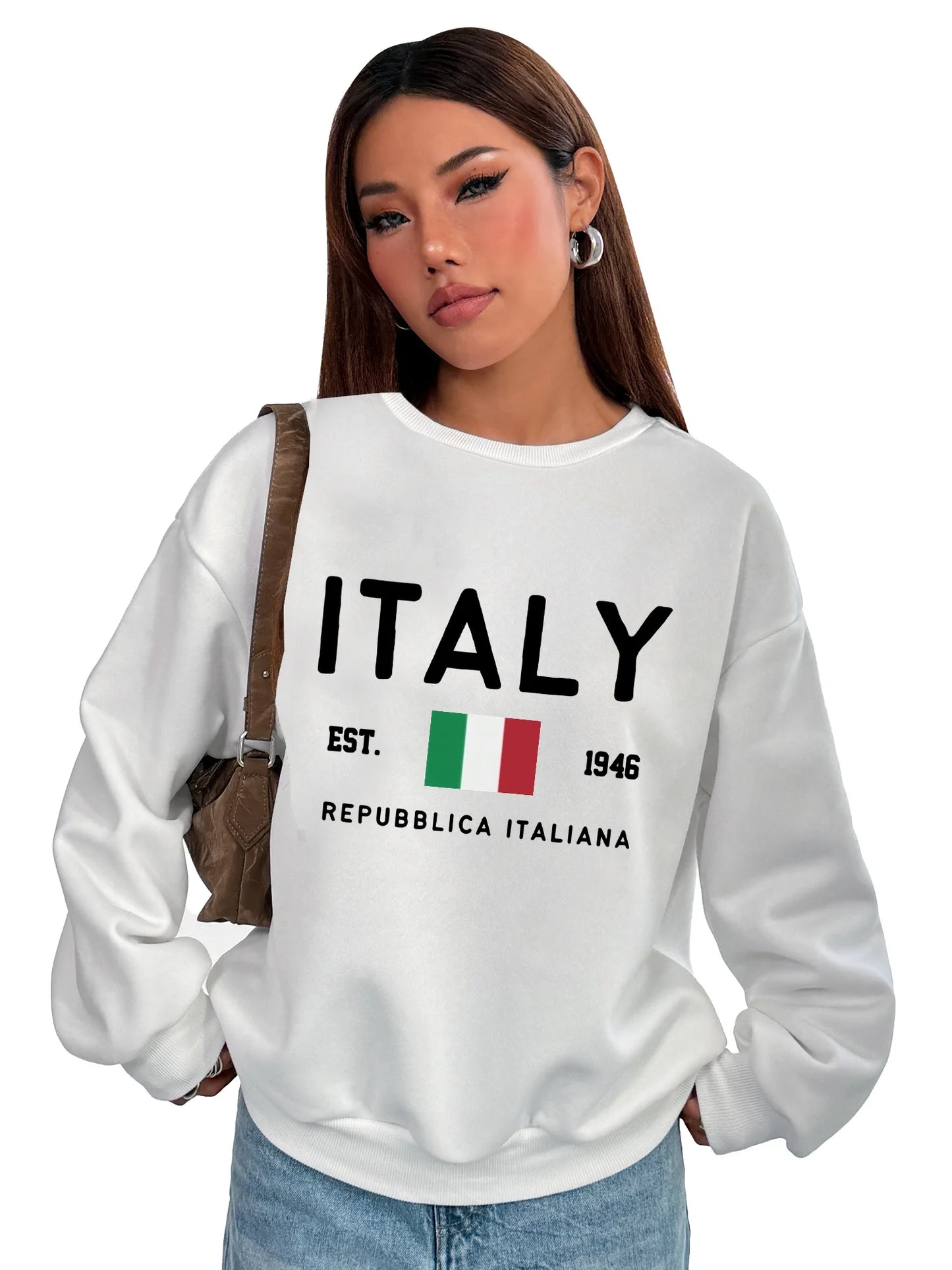 Italy Long Sleeve Women Tops (Basic Shirt)