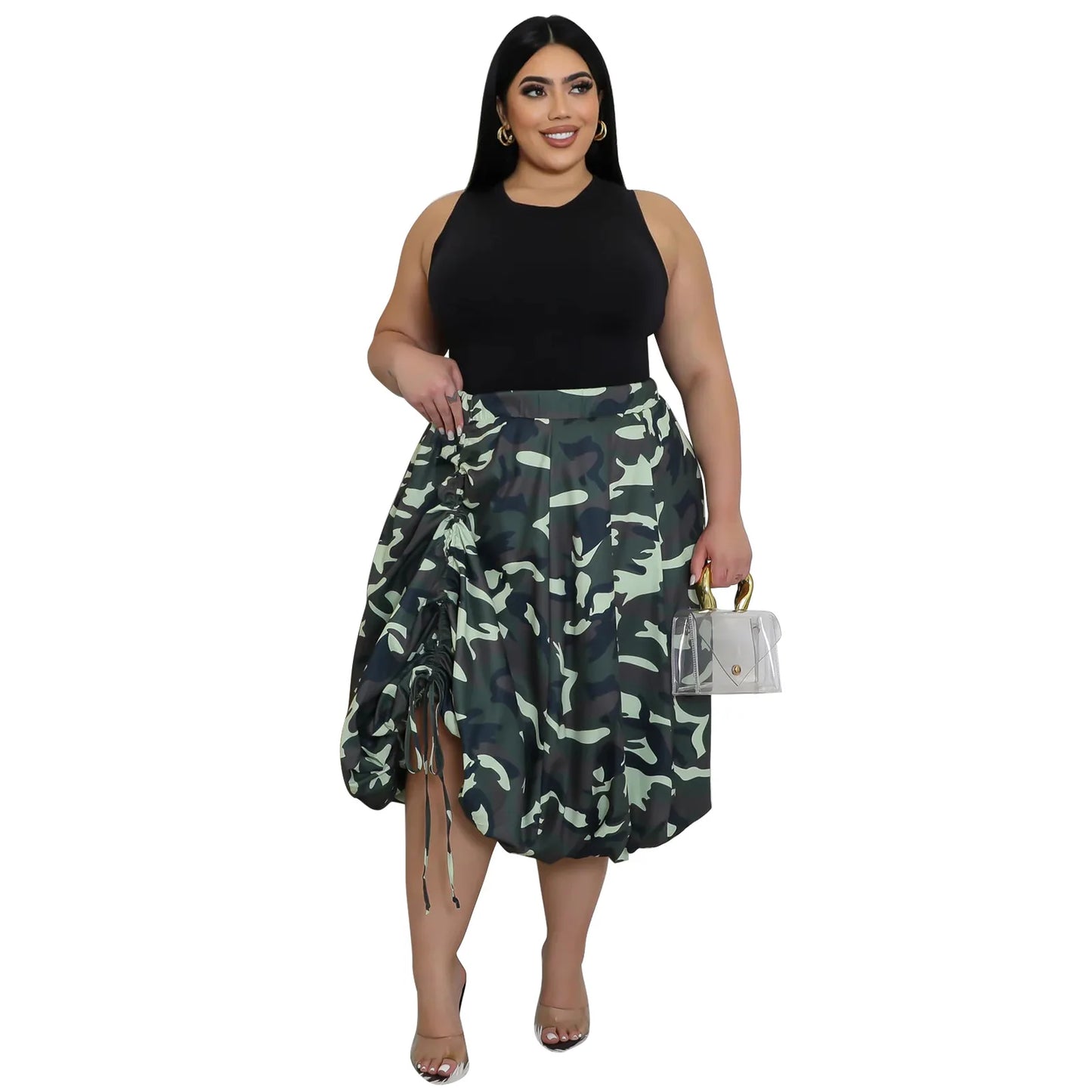 Sydney High Waist Long Skirt