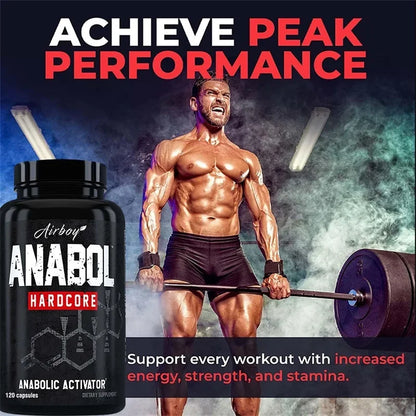 Anabol Hardcore Supplement - Helps Build Lean, Firm, High-quality Muscle,Promoting Muscle Growth,Recovery & Strength Enhancement