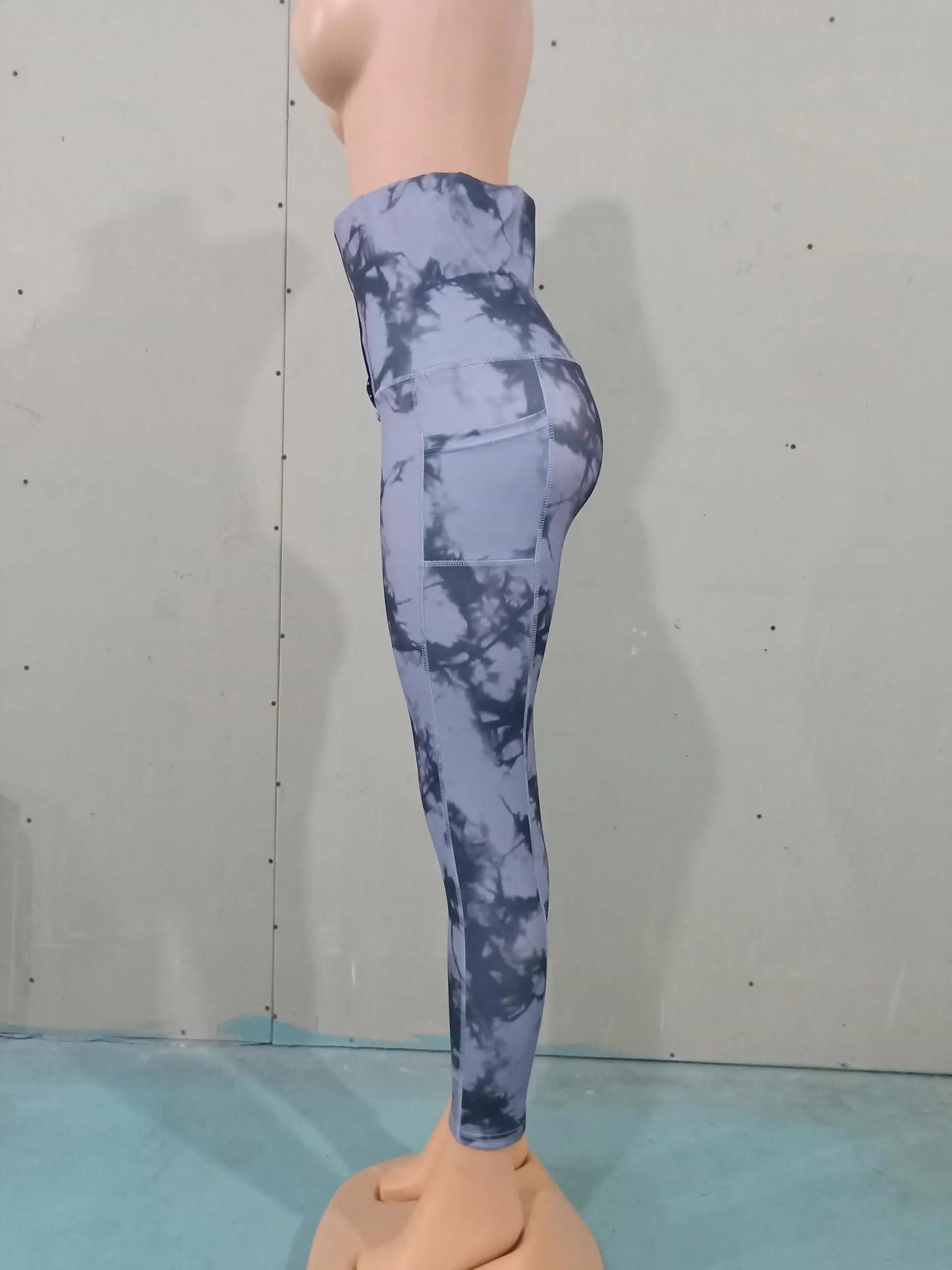 Pamela Tie Dye Long Yoga Pants (Skinny)