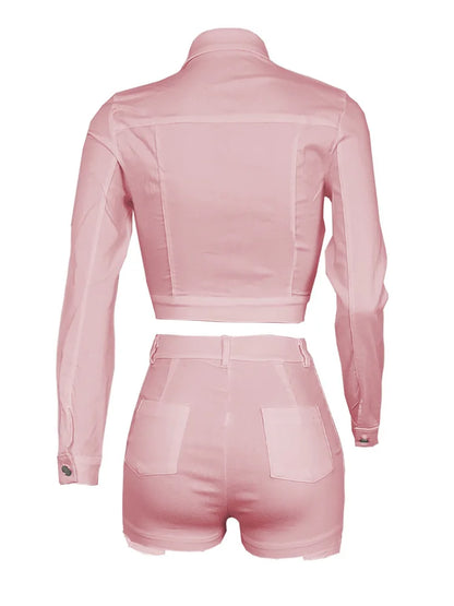 Women Two Piece Short Sets 