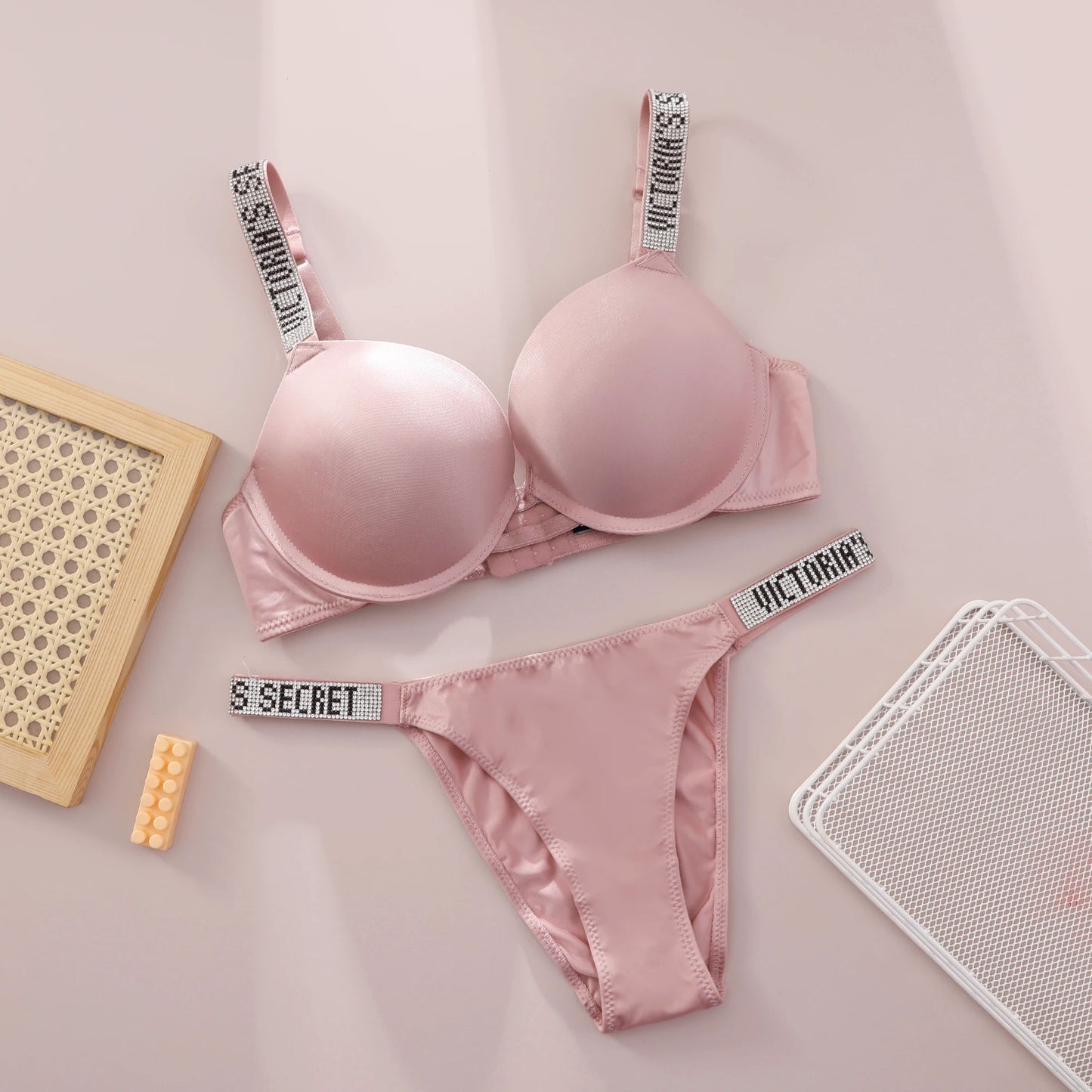 Victoria Secret Comfortable Breathable Push Up Bra + Panty Set