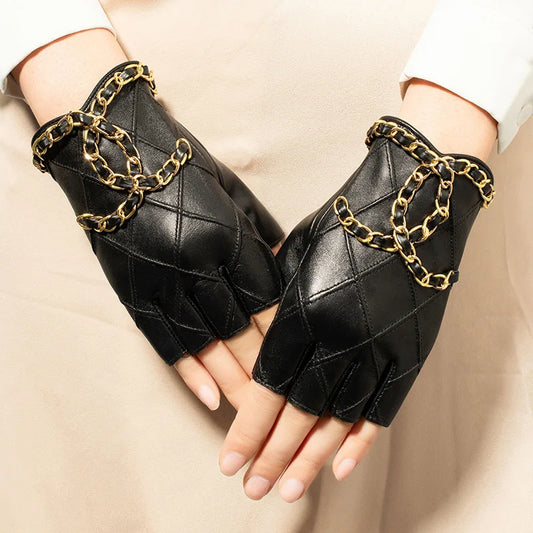 Luxury Leather Gloves (🔥)