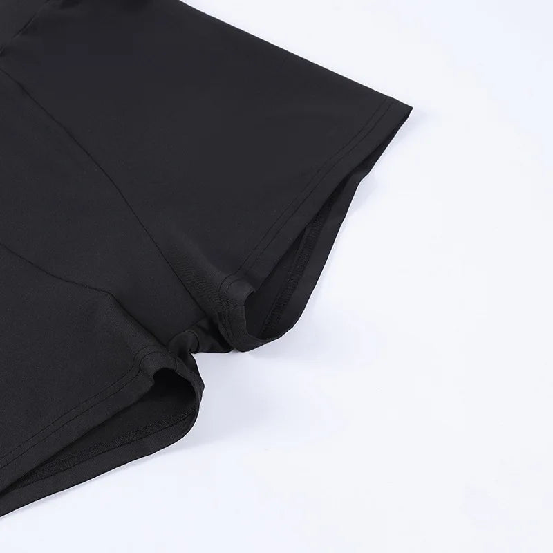 Round Neck Long Sleeved 3/4 + Shorts Sets