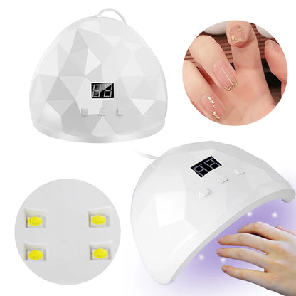 LULAA 88W Nail Dryer Lamp UV Light For Nails Eyes Protection UV Lamp for Gel Nails Gel Nail Polish Curing Dryer Home Salon Tool