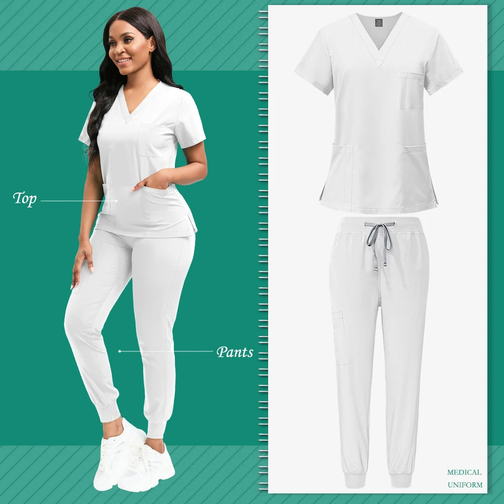 Medical Scrubs, Beauty Spa, Pet Clinic Store (Veterinary), Dentistry Work Clothes Sets