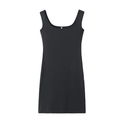 Solid Summer Strap Mini Dresses New Fashion Beach Vestidos