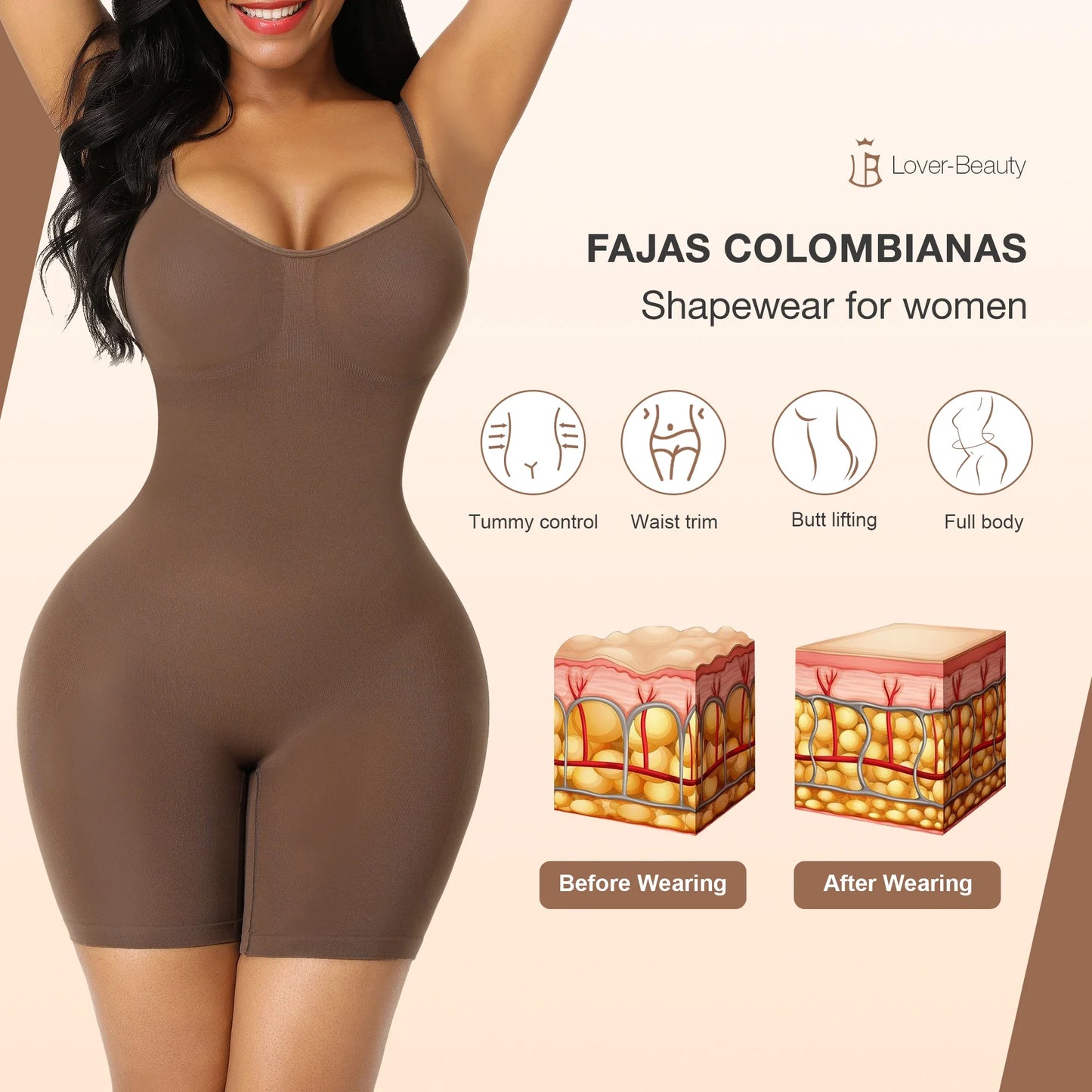 Hexna Seamless Bodysuit Bodysuit Butt Lifter Shapewear Waist Trainer Body Shaper Snactch Waist Shapewear Fajas Different Shades