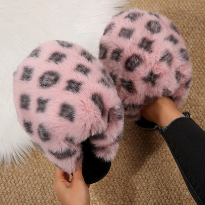 New Fluffy Luxury Designer Home Casual Fuzzy Shoes for Women