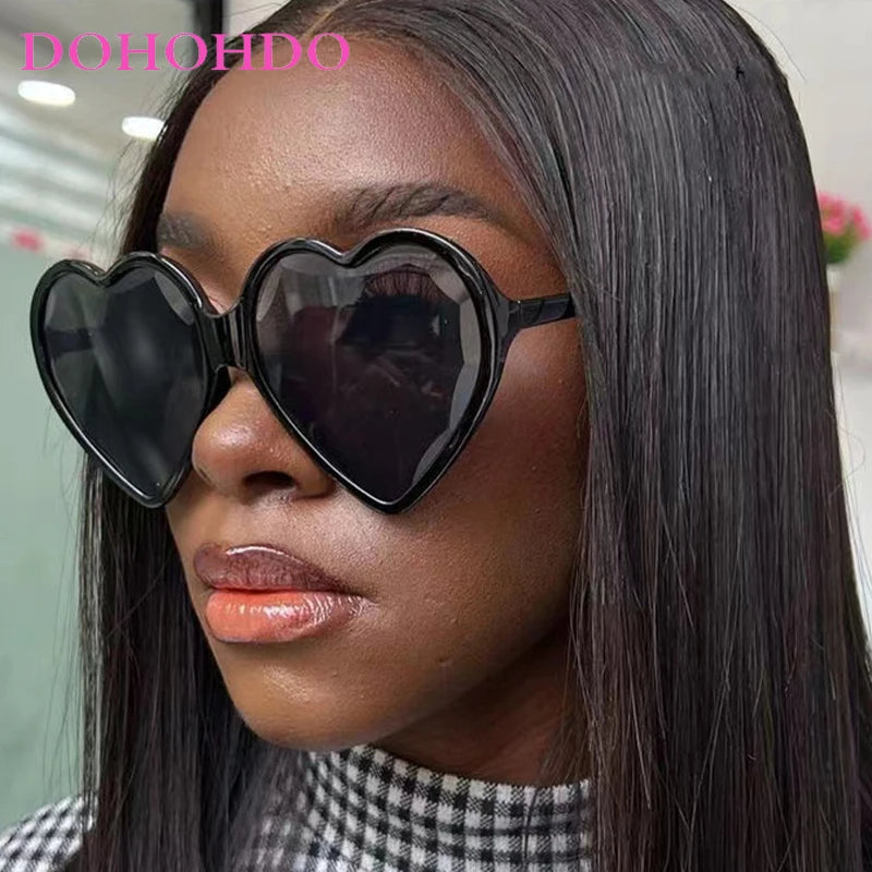 New Trendy Big Heart Shape Eyewear