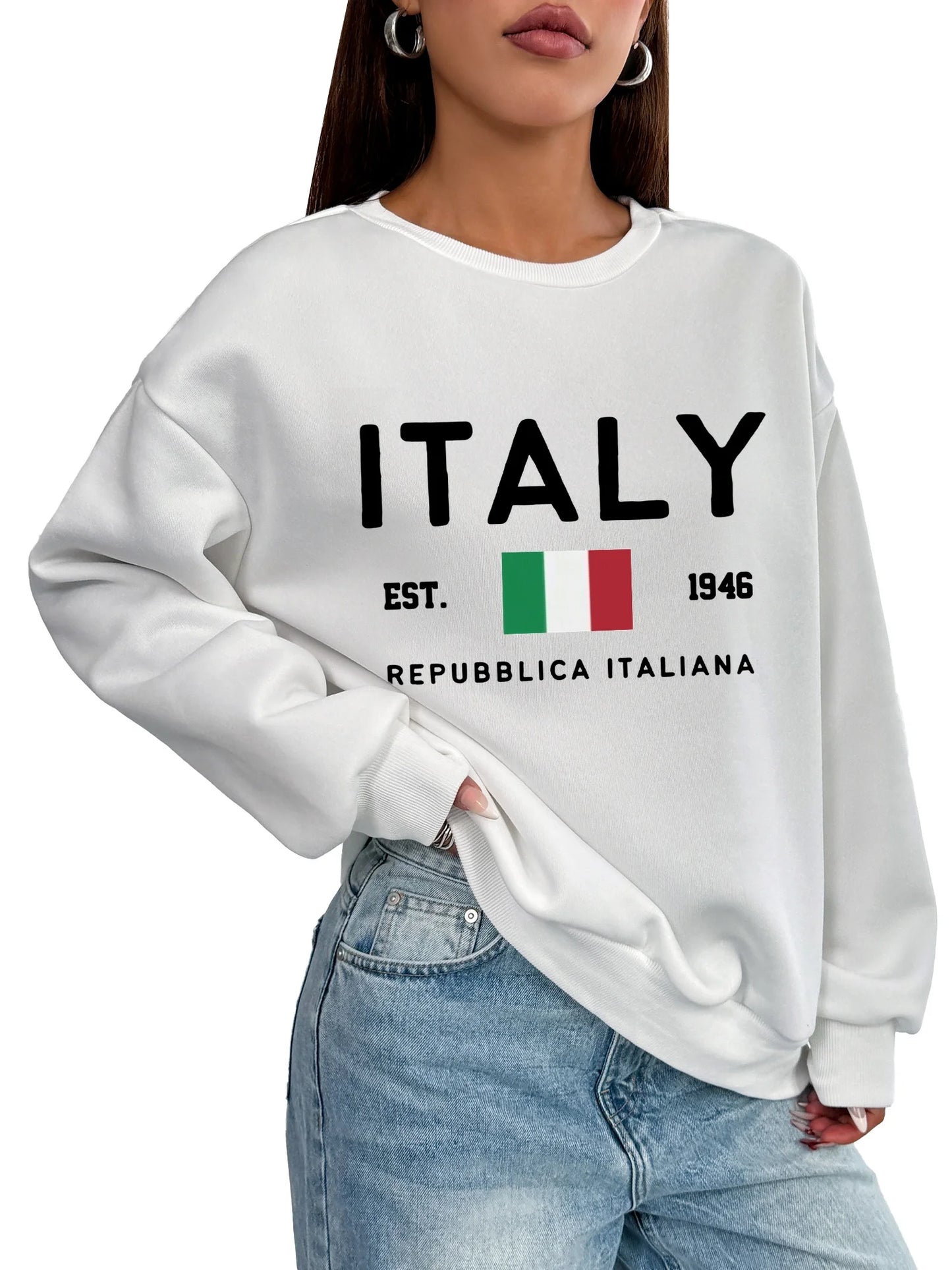 Italy Long Sleeve Women Tops (Basic Shirt)